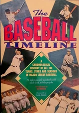 1992 THE BASEBALL TIMELINE  History of Teams, Stars & Seasons  HARDBACK BOOK