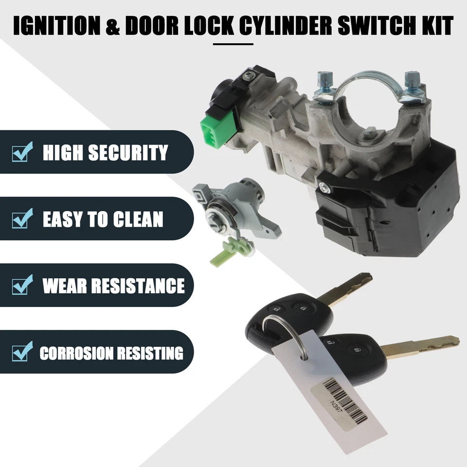 Interruptor de cilindro de bloqueo de encendido con dos llaves para Honda Odyssey 2005-2010 Foto 3 de 4