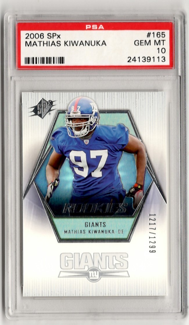 Mathias Kiwanuka Spx #165 Base
