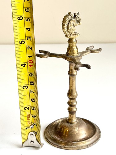 1940s Brass Squirrel Bar Set TV Prop Corkscrew Opener Stopper Vintage Display - Picture 18 of 23