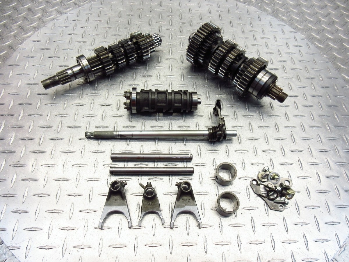 1998 98-02 Kawasaki Ninja ZX6R Transmission Gears Drum Shaft Lot