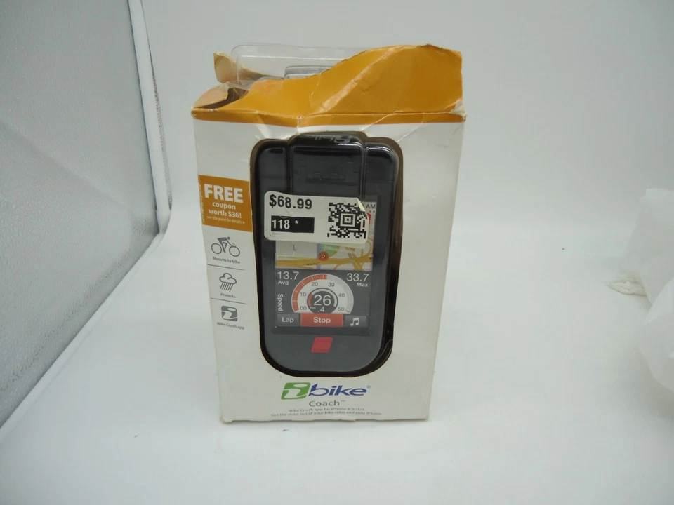 IBike Coach Cycling Computer for iPhone 3G, 3GS, 4/4S New Open Box (LD) - Image 2 of 4