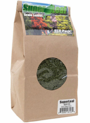 Scenic Express ~ SuperLeaf ~ Leaf Flake ~ 24oz ECO-Pak ~ Olive Green ~ 6153