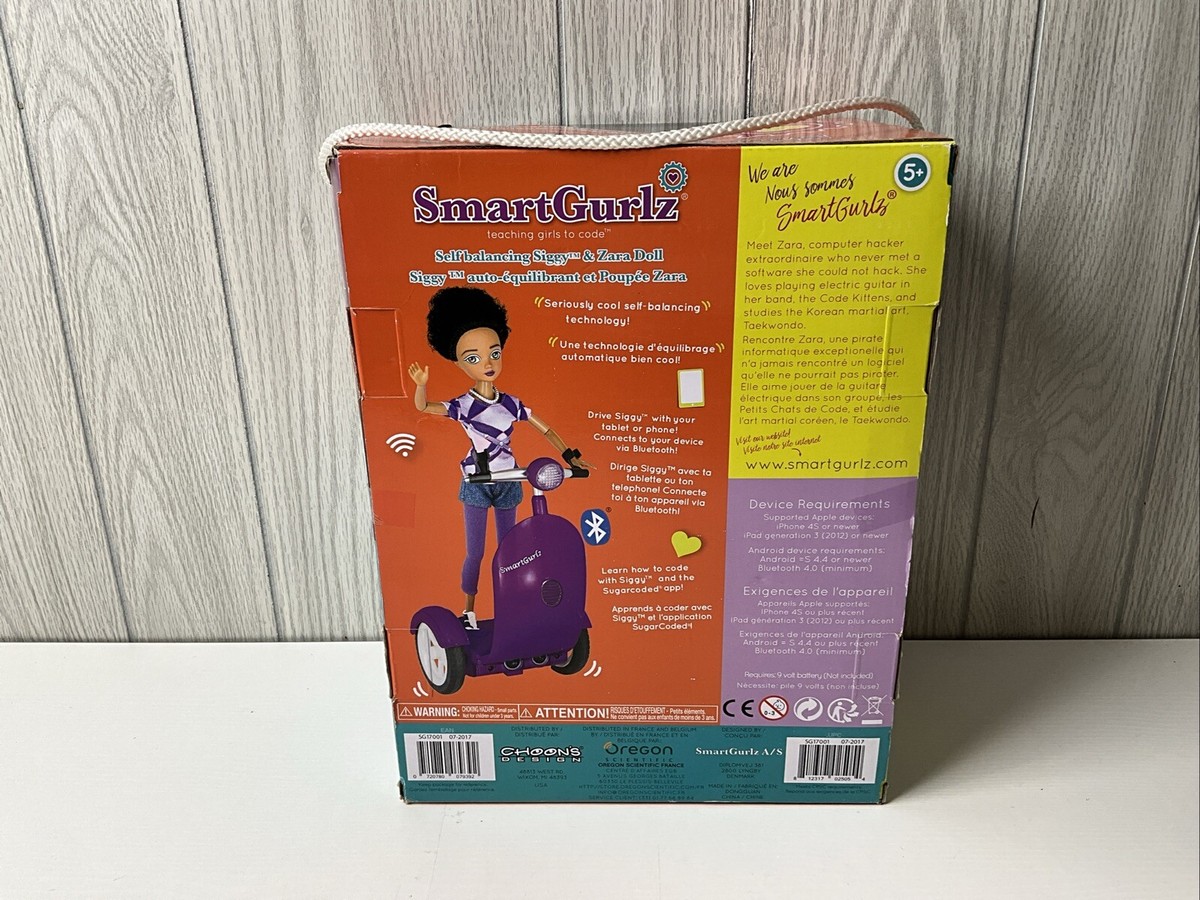 Stem Smartgurlz Zara SEALED Smartgurlz Coding Purple Siggy Segway