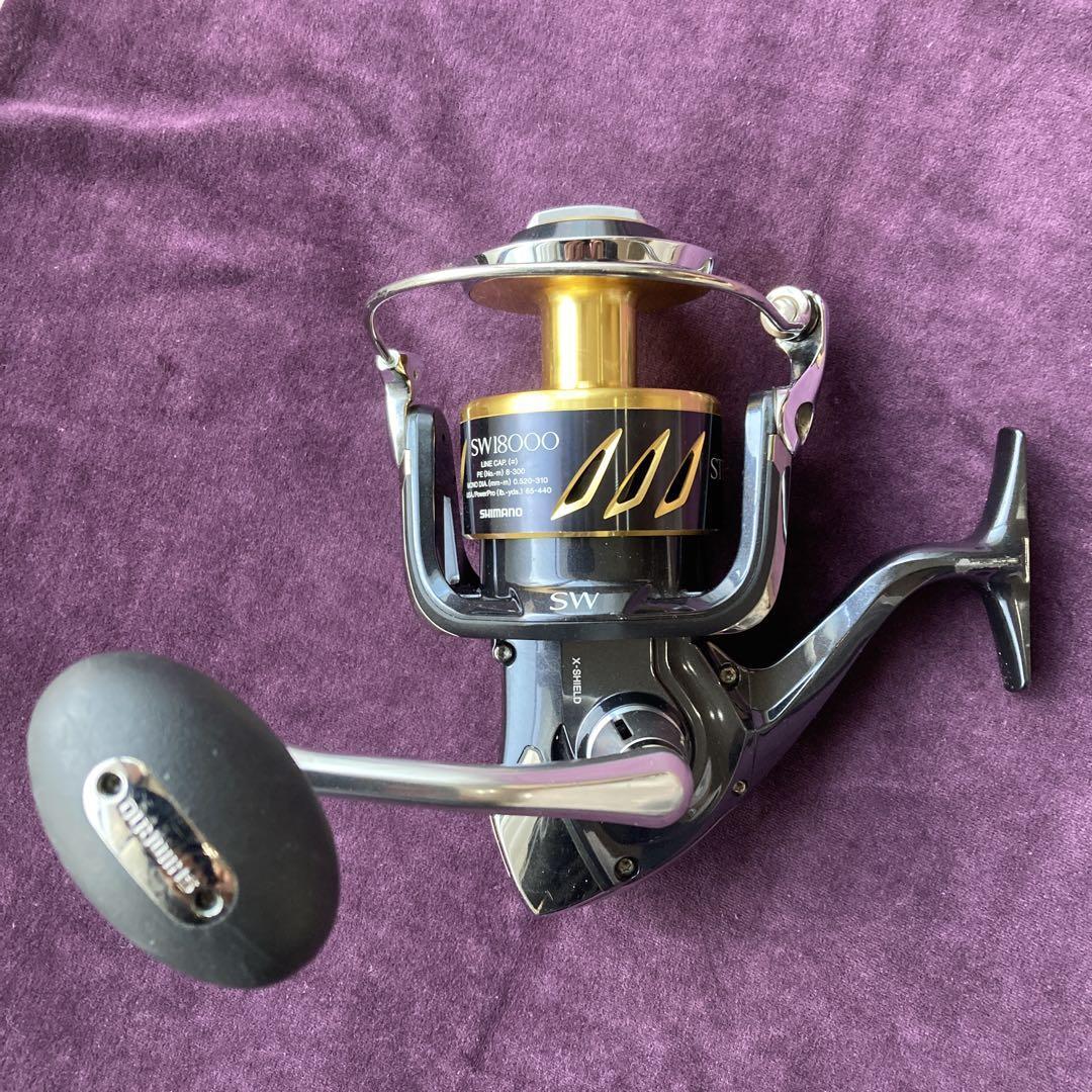 Shimano 13 Stella SW18000HG Spinning Reel Lightly Used With Shimano 13 Stella SW18000HG Spinning Reel Lightly Used With