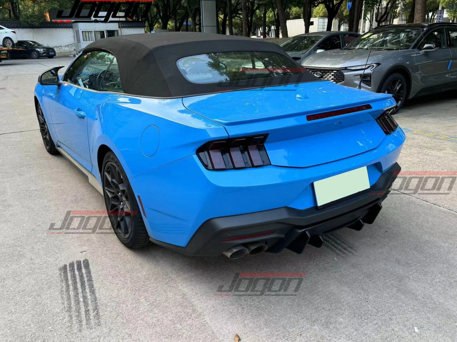 6PCS Rear Tail Lamp Covers Decor ABS For Ford Mustang GT S650 Dark Horse 2024-25 - Picture 4 of 11