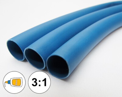 1 foot Heat Shrink Tube Lot 3:1 Adhesive Glue Dual Wall marine/to 12 inch