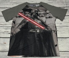 Star Wars T-shirt Men's Size Med Darth Vader All Over Print Front Back AOP