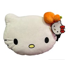 Sanrio Hello Kitty Halloween Pumpkin Plush Throw Pillow   2024 Fall Decor New
