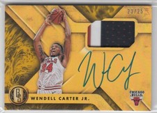 2018-19 Wendell Carter Jr Gold Standard ROOKIE AUTO 3 COLOR PATCH /25 - Magic RC