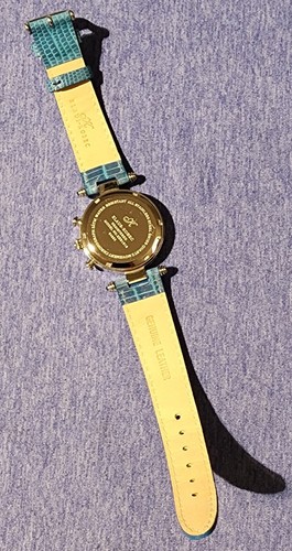 WOMEN’S KLAUS KOBEC 71583 BLUE LEATHER STRAP QUARTZ WATCH KKB1918 - Picture 7 of 13