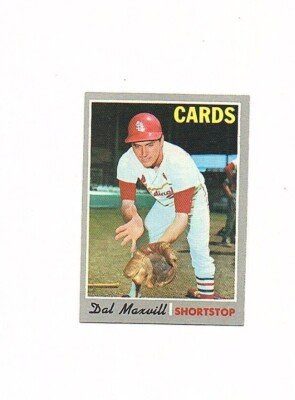 1970 Topps Baseball DAL MAXVILL Card # 503 - CLEAN BACK