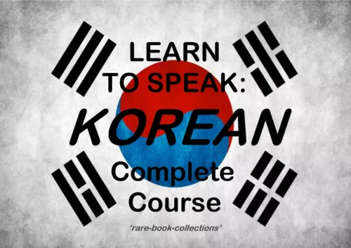 LEARN KOREAN FAST - SPOKEN LANGUAGE COURSE - 43 HRS AUDIO MP3 & 4 BOOKS ON DVD!