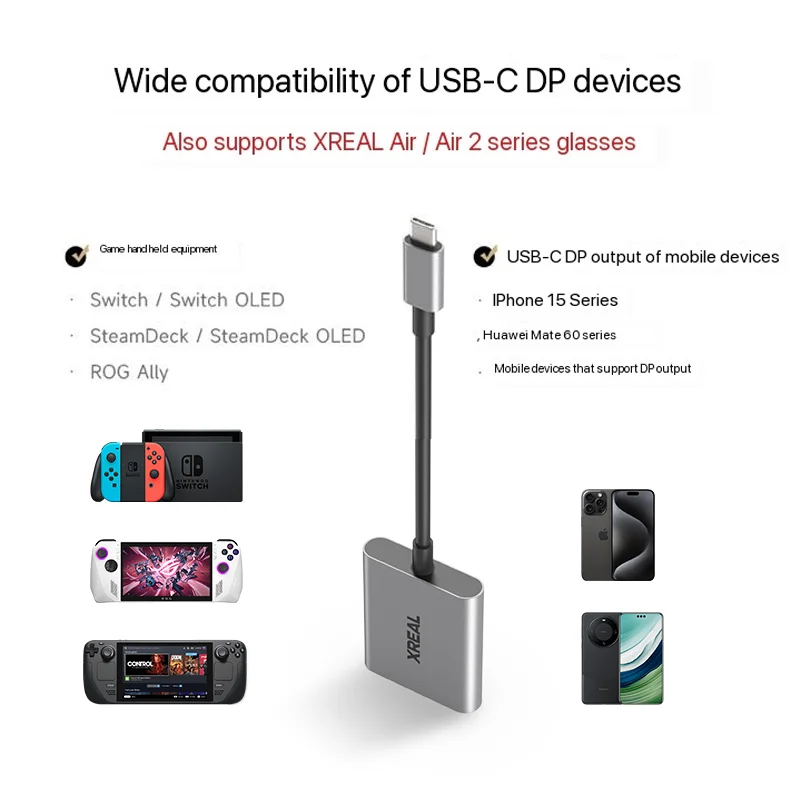 XREAL Hub Power and Play Adapter Accessories for Xreal Air 2 XREAL Hub Power and Play Adapter Accessories for Xreal Air 2