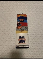 Space Jam A New Legacy NEW 6 Pair CREW SOCKS SIZE 8-12 Bioworld
