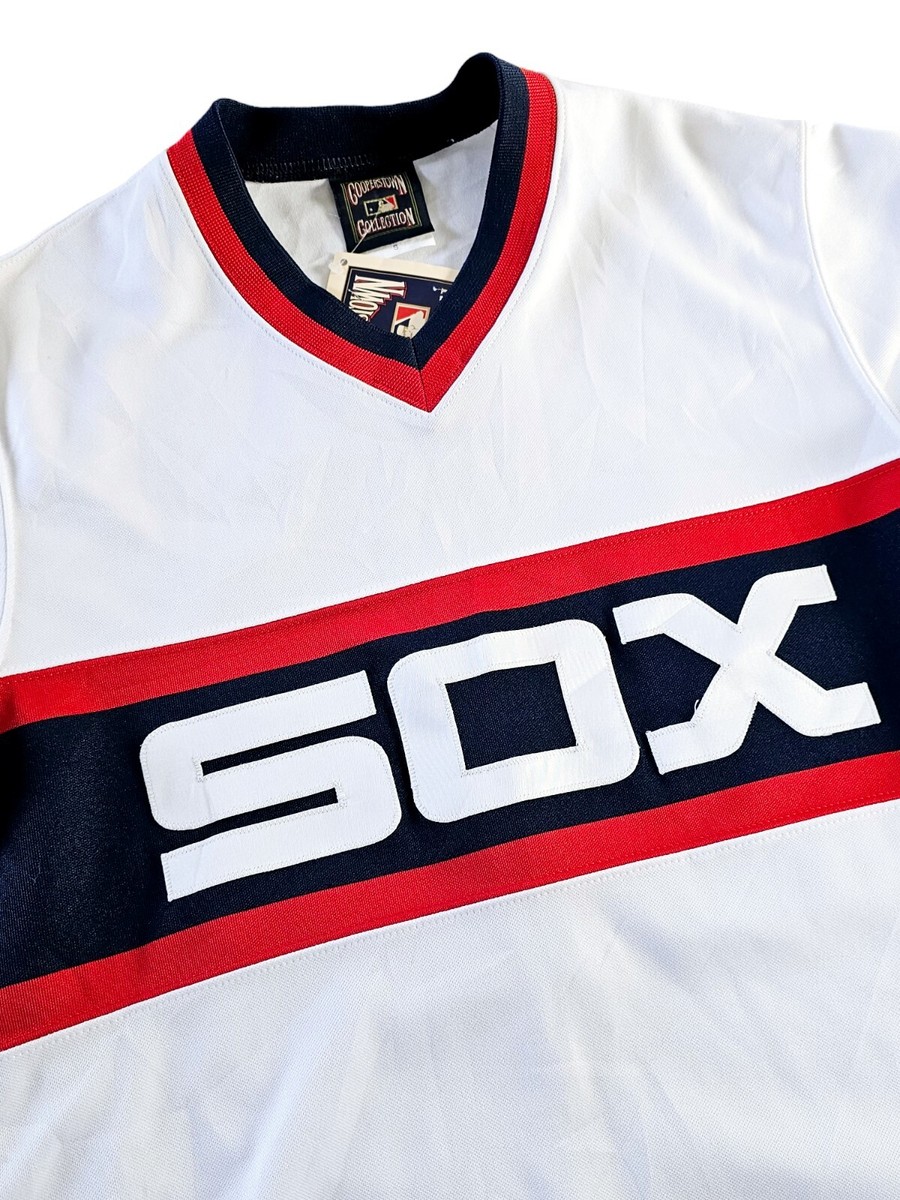 Vintage Carlton Fisk #72 White Sox Majestic Cooperstown Jersey 80s