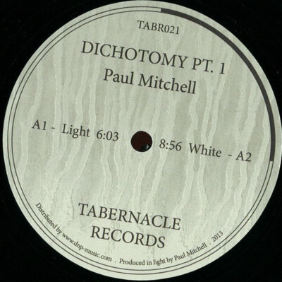 Paul Mitchell Dichotomy Pt.1 Tabernacle Records (2) 12'', EP, Ltd 2013