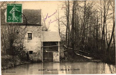 Carte Postale Ancienne CPA - Bonny-sur-Loire (45) - La Villeneuve, Rue De Lande
