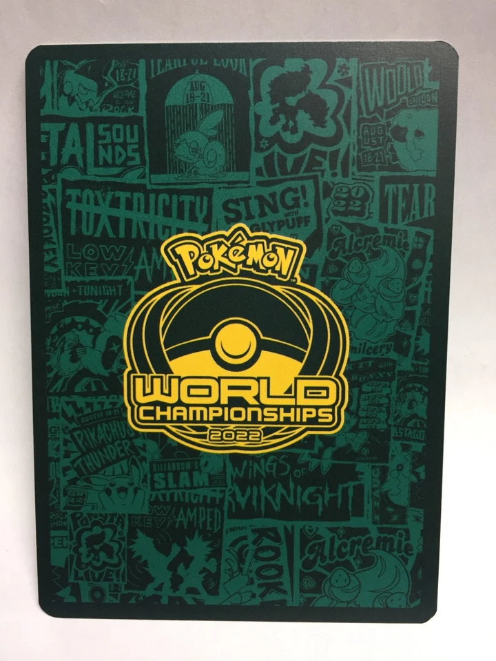 2022 Pokemon World Championships Deck Card "Ondrej Skubal" ($2+ Order Required) - Image 2 of 2