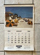 1960 Standard Oil Company (Kentucky) Calendar 13” X 20” All Pages Included