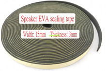 1M 15 3mm Speaker gaskets EVA gasket Speaker sealing tape Sponge strips