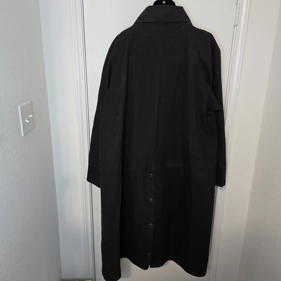 Abrigo Plumero Frontier Classics Bushwhacker Negro 3XL Vaquero Equitación Lona Foto 2 de 4