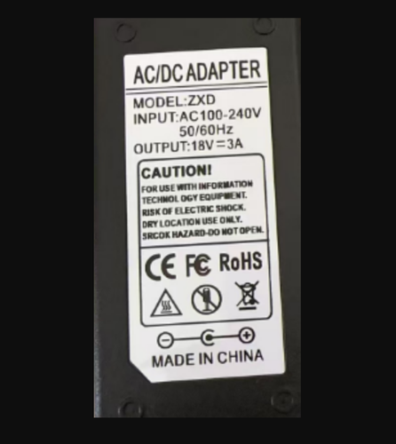 18V 3A Power Adapter Monitoring Access Control Building Intercom Sound ...