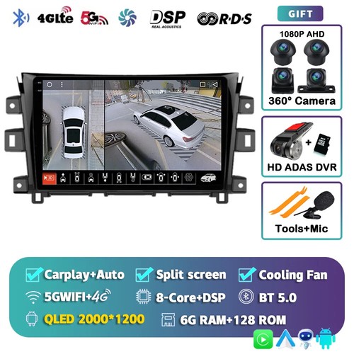 Android 13 Carplay Car Radio For Nissan NAVARA Frontier NP300 2011-2018 lot - Picture 22 of 28