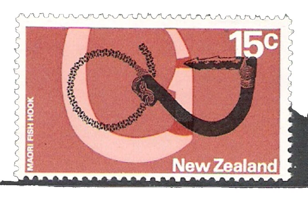 Negro con sellos de Australia y Oceanía