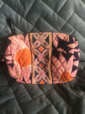 VERA BRADLEY LOVES ME SMALL COSMETIC BAG - USED READ DESCRIPTION BELOW