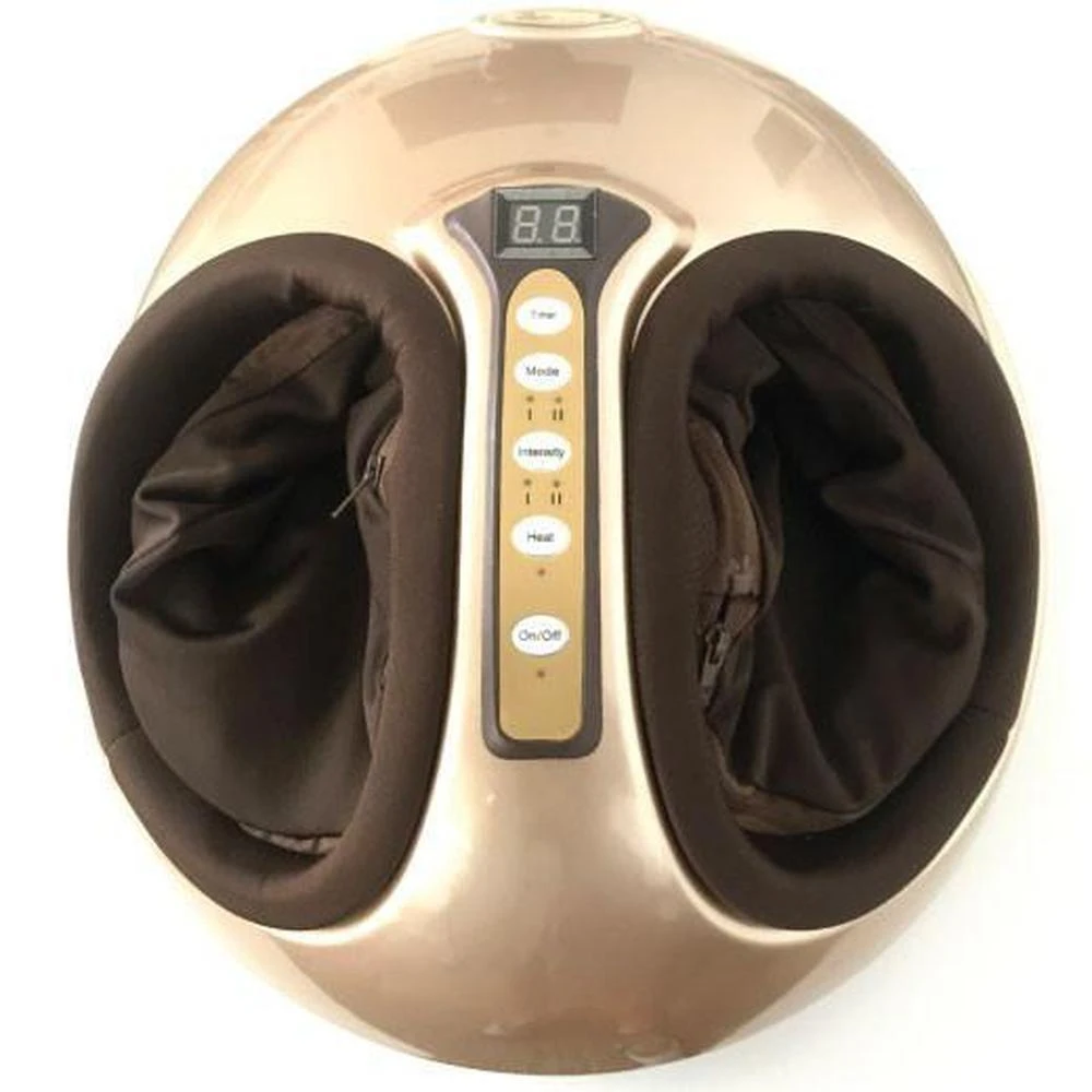Foot Massager Machine Gold 3D Shiatsu Heat Kneading Pressing Relax Home