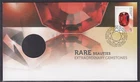 Australia 2017 Rare Beauties Gemstone $1 stamp, FDC / PNC without coin
