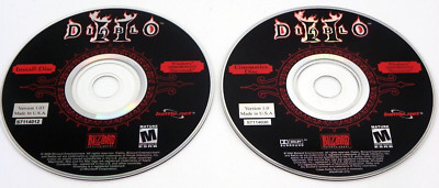 Diablo 2 Cinematics And install Replacement Discs Only PC CD-ROM Game Loose 2000