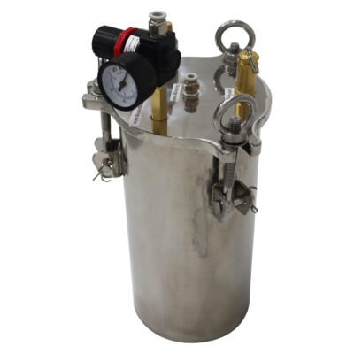 #ad #ad 5L Stainless Dispenser Pressure Tank Dispensing Storage Bucket Easy Clean φ6#x27;#x27; $296.67