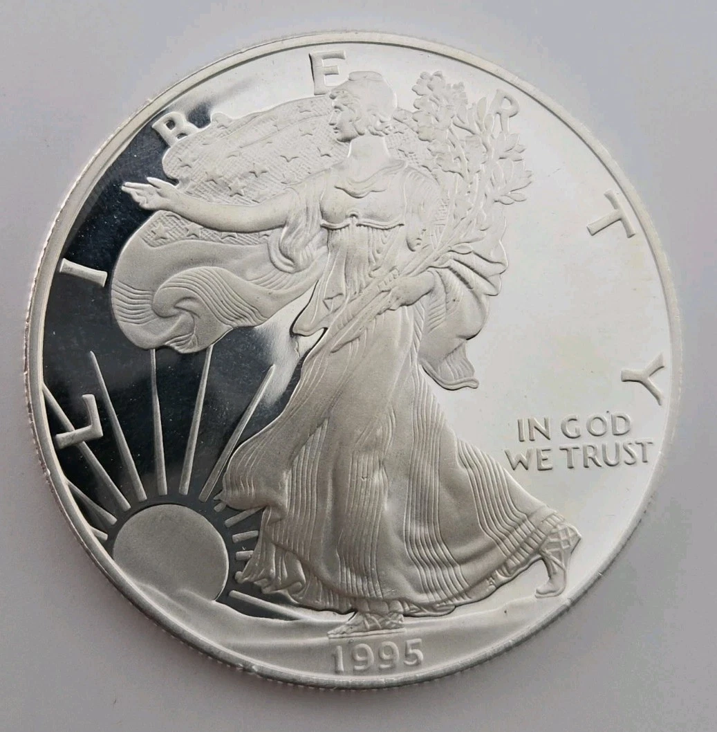 25+ American Eagle Ungraded 1995 Silver Bullion Coins for sale