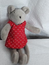 Moulin Roty Little Mouse La Grande Famille Nini Mini in Red Polka Dot Dress
