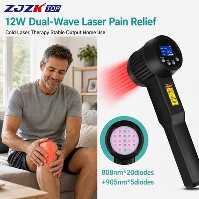 12W 808nm 905nm Laser Therapy Pain Relief for  Muscle Body Natural Professional