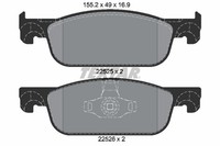 1X Textar 2252501 Bremsbelagsatz Scheibenbremse FüR Renault Dacia Lada