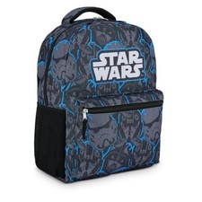 Allover Print Backpack - Darth Vader, Storm Trooper, Yoda, Luke Black