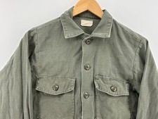 OG-107 Sateen Cotton Utility Shirt US Military Vintage Vietnam Fatigue Well Worn