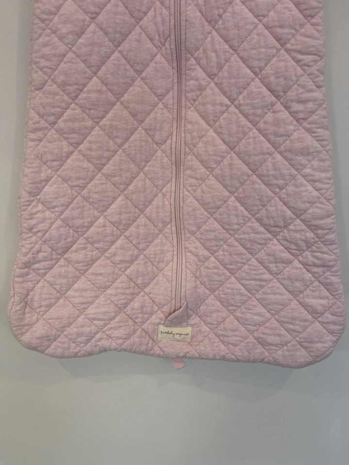Purebaby Size Large (24-36m/ 2-3yrs ) Toddler Pink Sleep Sack TOG 2.0 Cotton - image 3 of 4