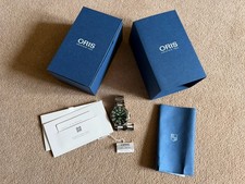 Oris Aquis Date Green Dial Automatic 43.5mm Cased Watch 0173377304157 - full set