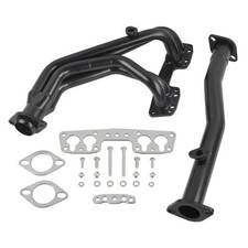 Black Performance Exhaust Header System For 90-95 Toyota Pickup4-runner 2.4l