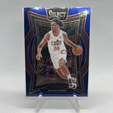 2024-25 Panini Select Concourse Jaylon Tyson Blue Prizm RC Cavaliers #77