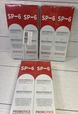 6 PACK SP-6 Super Probiotic-6 Whitening Toothpaste 4.9oz Bright White Whitening 0.85 per gallon