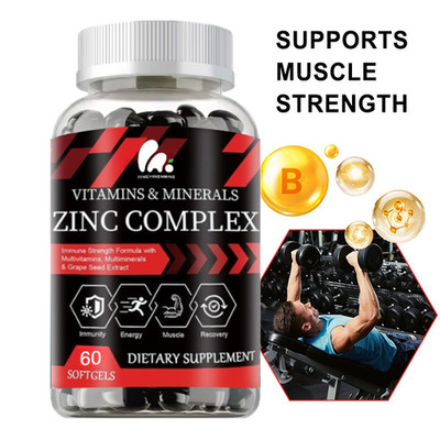 Multivitamin Multimineral Supplement with Zinc Complex, Boost Energy, Immune