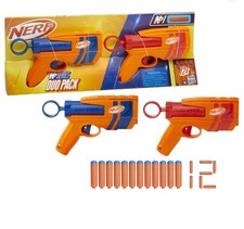 Nerf N Series Duo Pack 2 Ward Blasters 12 Nerf N1 Bullets New In Box.