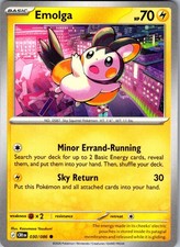 EMOLGA 030/086 COMMON CHAOS RISING POKEMON NEAR MINT