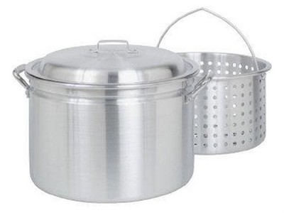 Bayou Classic 4042 42 Qt Restaurant-Grade Aluminium Fritteusen- Dampfgareinsatz
