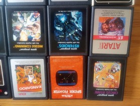 Atari Video Game Console System with storage case